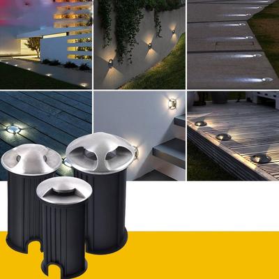 3W Side Emitting Buried Light LED Outdoor Waterproof Small Buried Light Embedded Foot Light Platform Step Light Floor Light