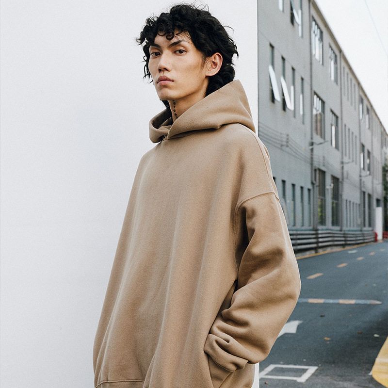 Trendy Fall and Winter Hip Hop Oversize Drop-Shoulder Hoodie