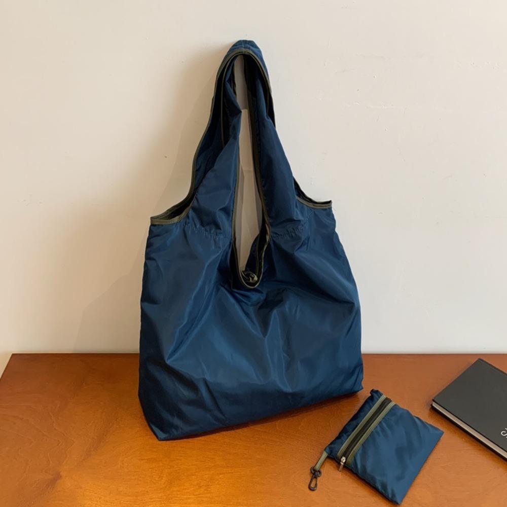 Foldable ~ Fold Folding Shopping Bag Waterproof Grocery Storage Bag Reusable Nylon Tote Bag  Outdoor