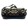 Used COACH Shoulder Bag / Crossbody BagShoulder Bag Black/gray Canvas/leather Women