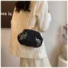 Pearl Chain Hanfu Embroidery Handbag Embroidered Cheongsam Bag Chinese Style Handbag  Wedding