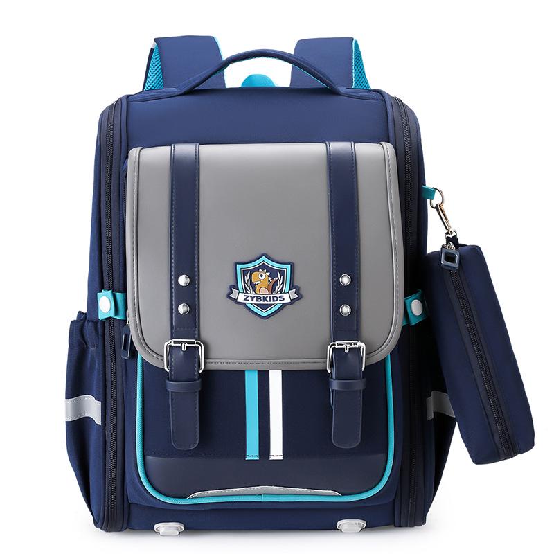 

Lightweight, Spine-Protecting Backpack for Grades 1-3: Large Capacity, Reduces Burden, Ideal for Elementary Students