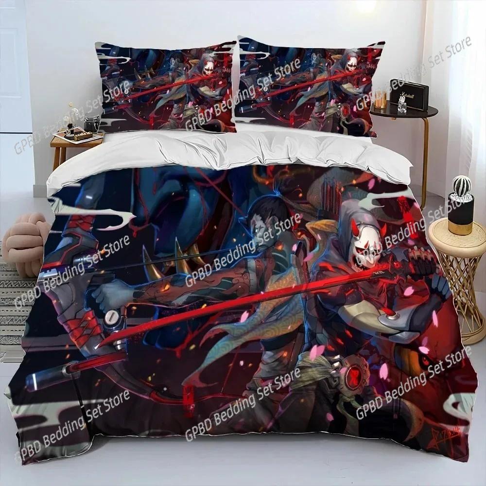 3D Print OW Overwatch Game DVA Beding Set Bedrom Soft Modern Bedspreads Comefortable Soft Duvet Cover Comfortable Quilt Cover And Pilowcase