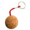 Portachiavi Sfera in Legno Morbido Galleggiante da 35mm Accessori per Barche Kayak Portachiavi per Subacquea