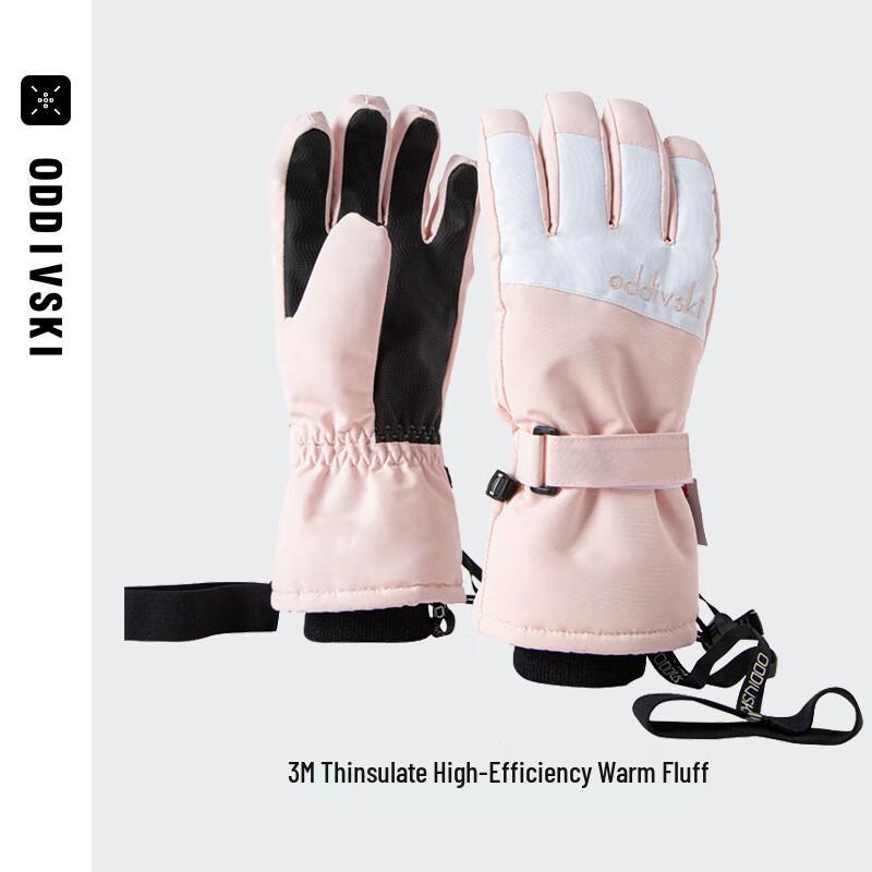 ODDIVSKI Kids  Waterproof Winter Ski Gloves S