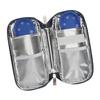 Insulin Cooler Bag Portable Lightweight Improved Insulation Convenient for Insulin Pen Glucose Monitor Blue Bottom