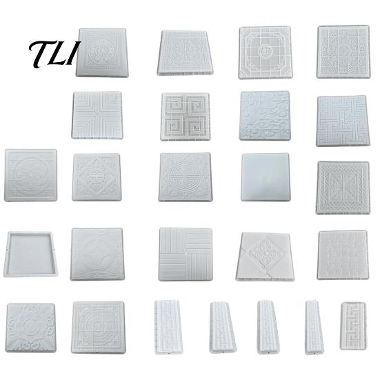 Reusable Concrete Stepping Stone Mold Path Mold, DIY Pavement Cement Mould, Resin Casting for Backyard Garden Patio Walkway Making Outdoor