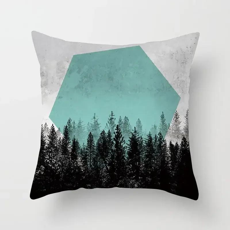 Golden Sofa Pillowcase Digital Printing Office Cushion Cover