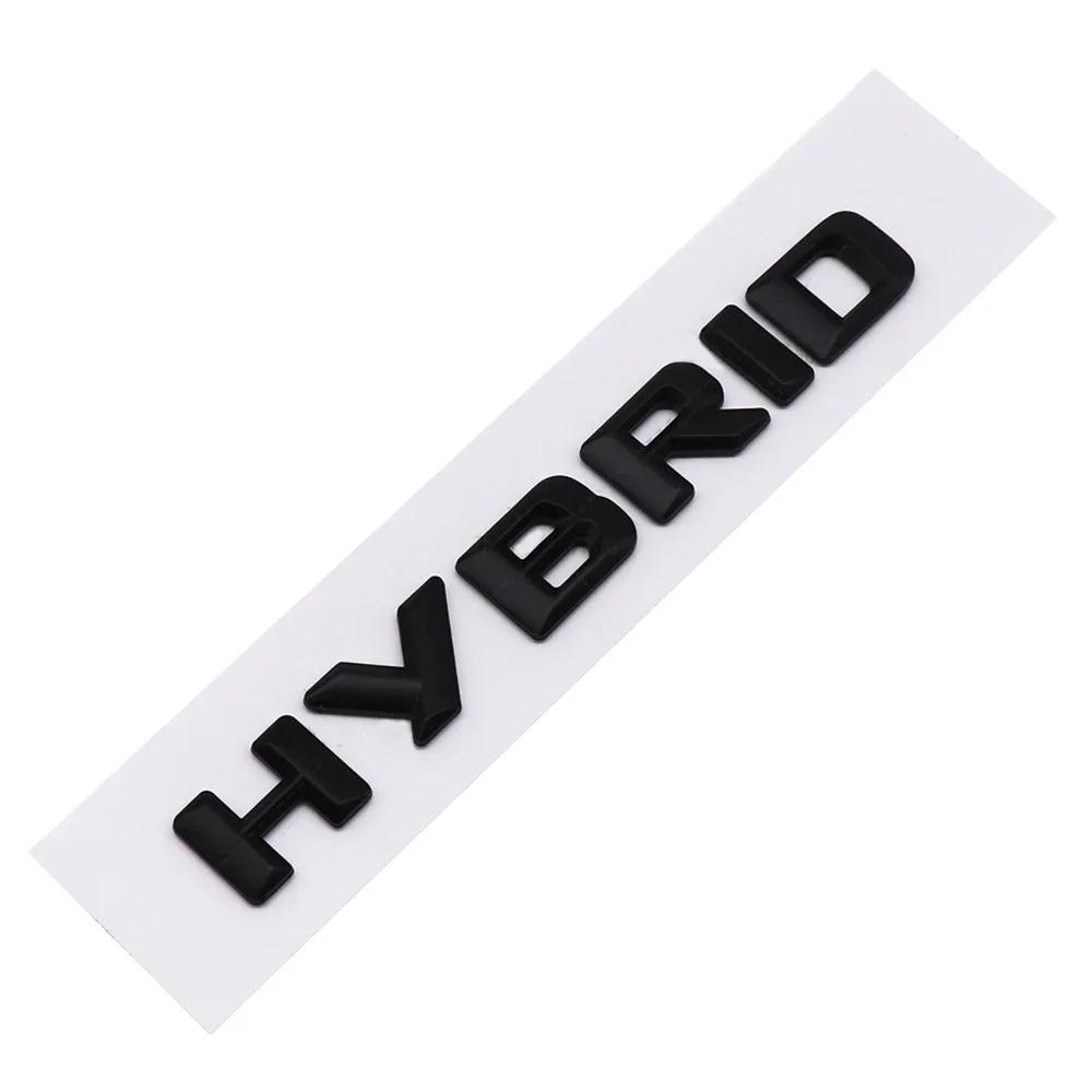 3D ABS Car Side Badge Rear Trunk Decal Sticker for Mercedes Benz HYBRID Emblem W176 W168 W207 W204 W213 CLK GLA SLK S300 G500