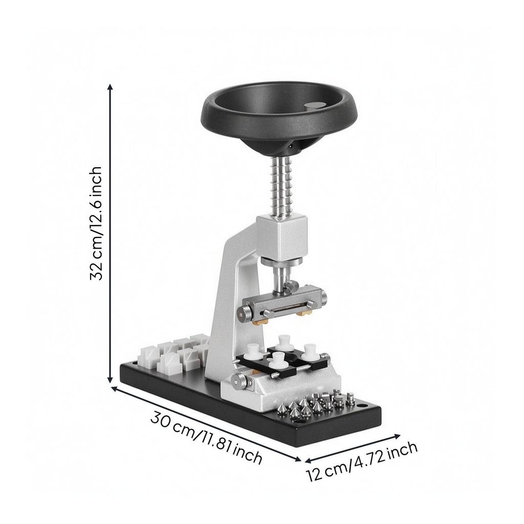 Watch Case Opener with Positioning Blocks Compatible Repair Tool Convenient