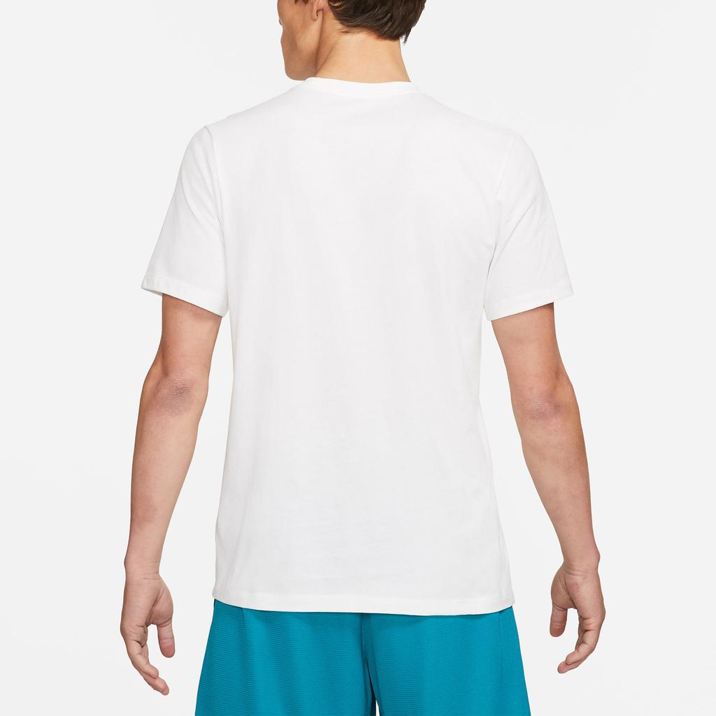 Nike Just Do It Letter Print Sports Short Sleeve T-Shirt Men Tops White DD0802-100