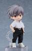 GOOD SMILE COMPANY Nendoroid Doll New Theatrical Edition Kaworu Nagisa and Plastic Painted Movable Figure Evangelion Non-Scale Fabric, Magnet,