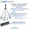 Automatic Rotating Stainless Steel Sprinkler with Telescopic Stand for Garden Irrigation