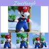 Entzückender Mario Plüschtier Schlüsselanhänger Super Mario Zeichentrickpuppe Accessoire für Rucksäcke