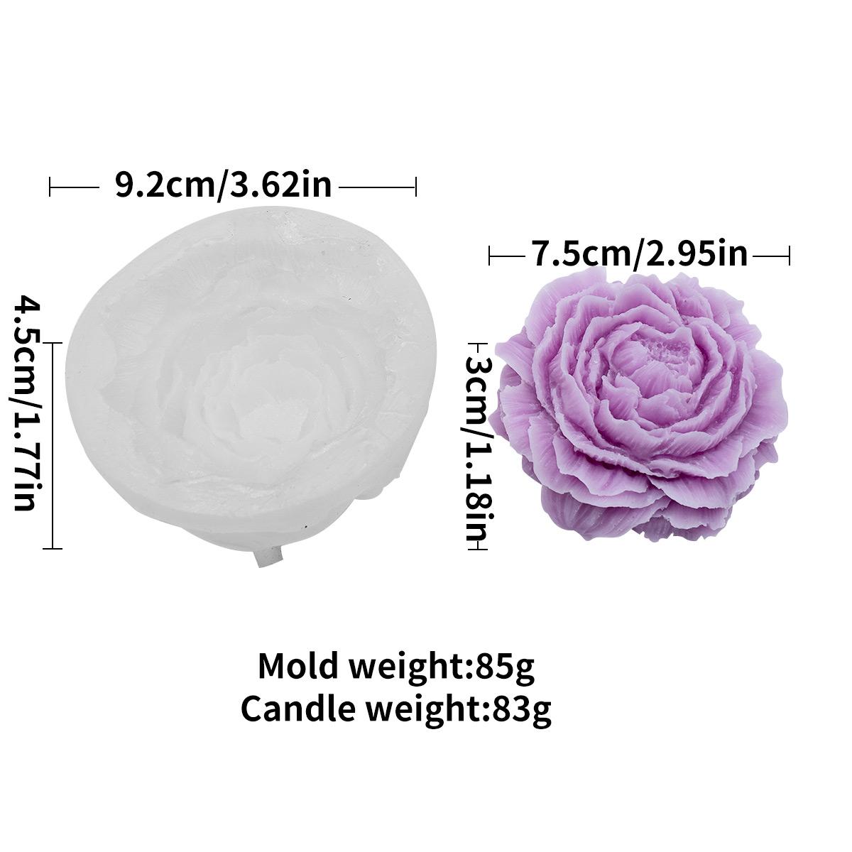 

Животное, щенок, цветок, собака, силиконовая форма для свечи, сердце, роза, мыло, смоляная форма, свеча с ароматом для губ на День святого Валентина, подарок, свадебный декор A