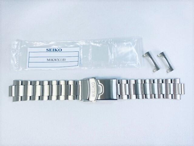 M0KWX13J0 SEIKO 5 Sports 22mm Stainless Steel Bracelet for and Via SBSA001/ SBSA003/ 4R36-07G0 Others. (Ships Nekoposu)