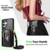 Samsung S24ultra S23 A53 Crossbody Card Holder Phone Case with Zipper Pocket and Lanyard