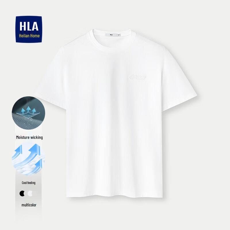 

HLA Men s Cooling Moisture-Wicking Round Neck T-Shirt XL