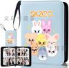 Skzoo New Cute Cartoon And Anime Straykids Stray Card Collection Zipper Binder Business Album For Girls Gift Kid Friendly Entertaining Fun Play Safe