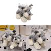 Plüsch-Schnauzer Hundespielzeug für Kinder Weiches Tier Kuscheltier Geschenk