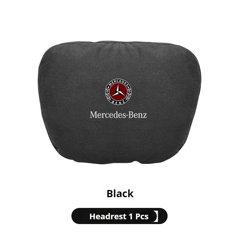 

Car Sticker Mercedes Benz A B C E S V R Class GLB GLC GLE Sprinter Pilot SLK SLC AMG W204 ML Car Headrest Neck Support Seat Soft чёрный