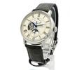 Used Orient Star Power Reserve Mechanical Moon Phase F7X6-UAC0 Watch Automatic Leather Silver Men's