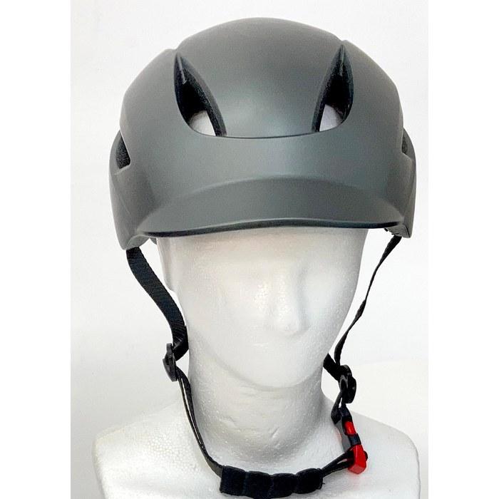 [Foglia] Urban Helmet Long Brim Bicycle Helmet Adult Black City Riding CE Certified European Standard TWT-004-BK 57-61cm