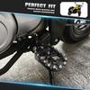 Footpeg Footrest Pedals Foot Pegs Rests CNC Motorcycles For Honda MONKEY 125 2020-2024 MSX 125 GROM125 2013-2024 Mopeds Scooters