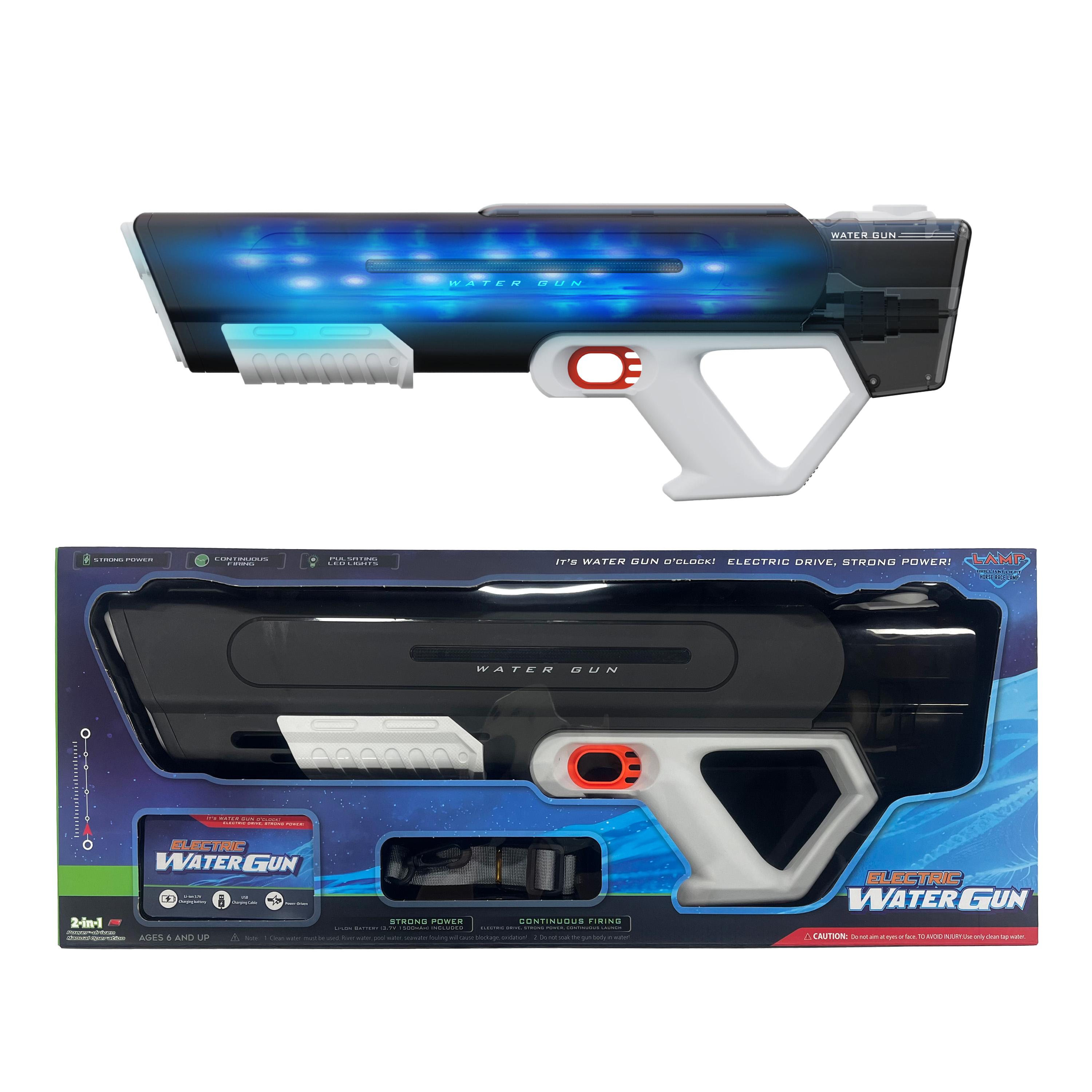 

Manual and automatic water gun with Light