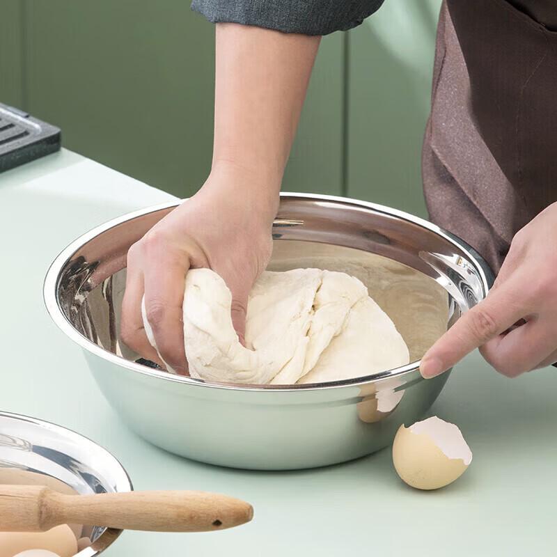 Chahua Large Thickened Stainless Steel Mixing Bowl