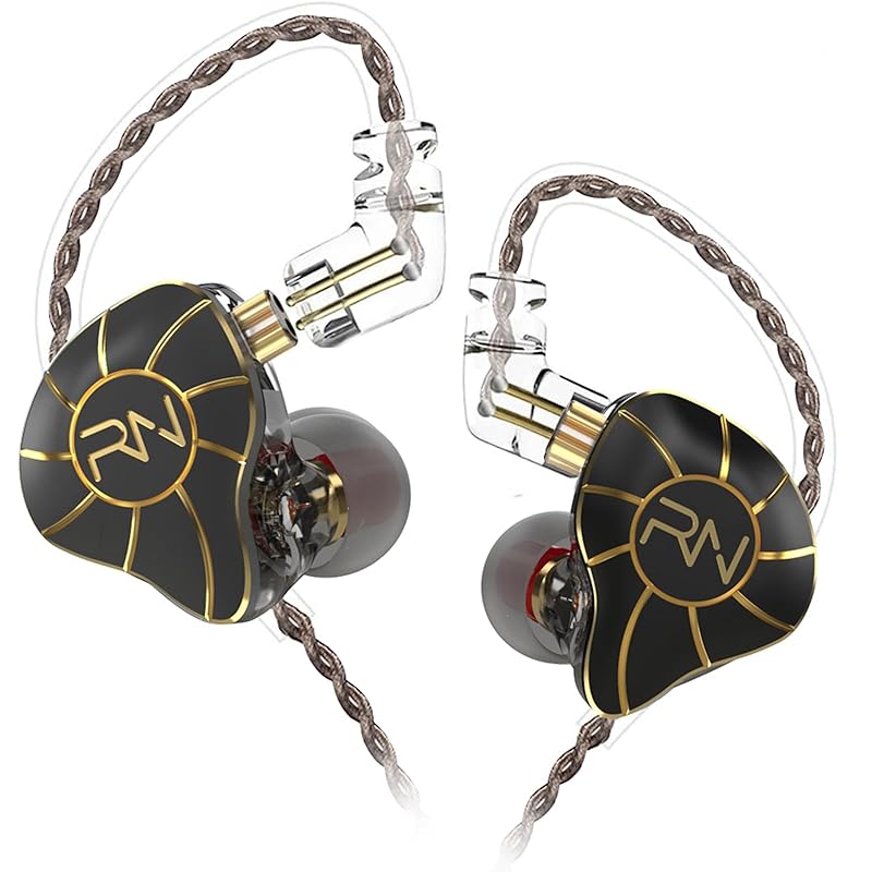

RevoNext[]RH215BK-C 4BA+1DD High-end HiFi in-earphones 0.75mm2Pin-Type-C connector model black Compatible with iPhone15