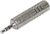 Fuji Parts Stereo Standard Jack To Stereo Mini Plug Conversion Plug 6.3mm (Female) 3.5mm (Male) AC-6MH