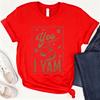 Shes My Sweet Potato I Yam Cotton TShirt Couples Holiday Matching Shirts for Husband and Wife Casual Short Sleeve Casual Tops