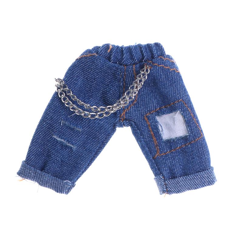 ob11 Baby Clothes For Baby Chain Jeans Pants Liquor Bar And Jeans Furniture For Dolls 1/12 Cool Anime High Quality Toy Accessoriess