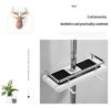 Adjustable No-Drill Shower Head Holder & Bathroom Tray with Loofah Hook