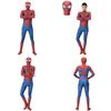 High Quality Spiderman Raimi Zentai Suit With Conceal Back Zipper And See-through Eyes