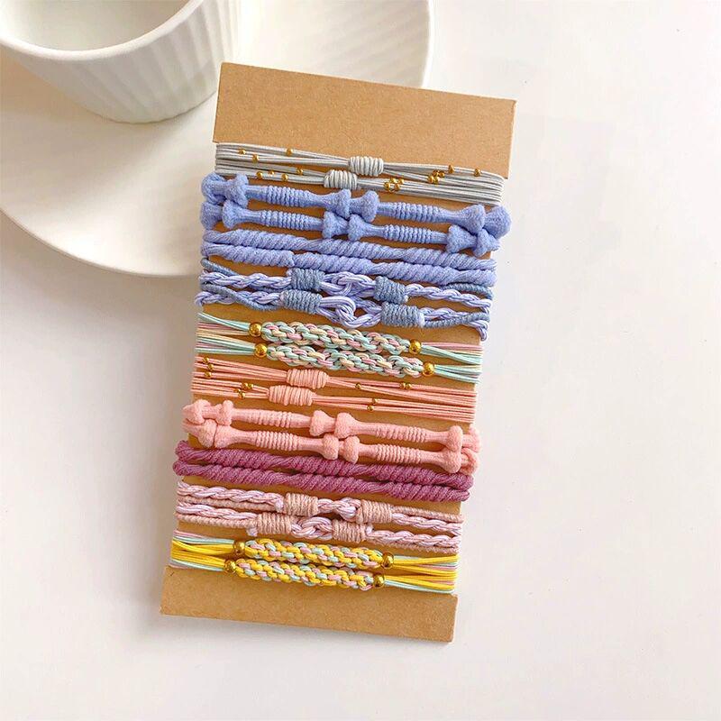 Elegant Elastic Headband & Ponytail Hair Tie Bracelet Set