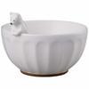 Cute tableware WHITE ZOO rice bowl with polar bear figure SAN3398-1