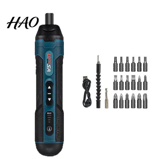 Precision Screwdriver 1 Set Electric USB Charging Multi-function Powerful 3.6V Cordless Electrical for Industry Rechargeable