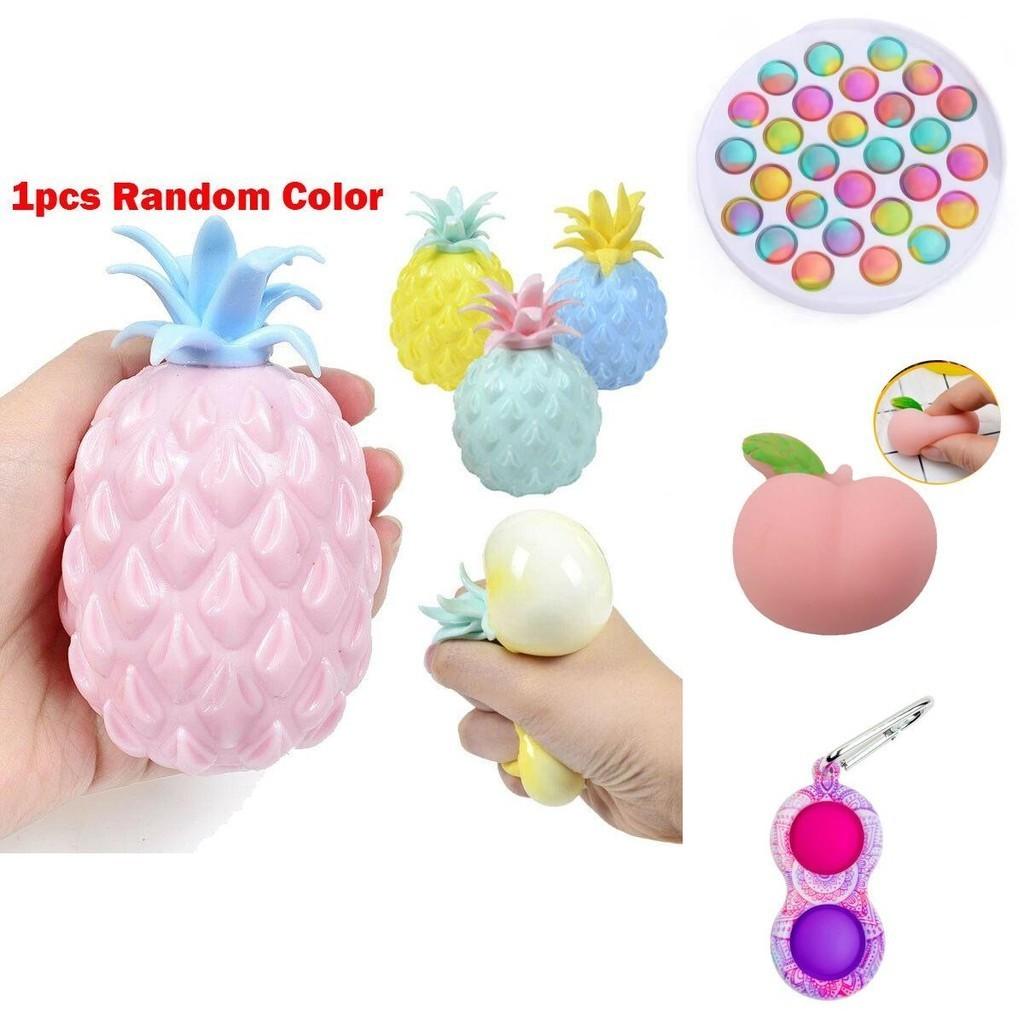 Colorful Fidget Toys Set Featuring Infinity Cube And Simple Dimple Stress Relief Tools