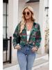 2024 Women's Casual Loose Plaid Pocket Shirt - Autumn/Winter European & American Fashion