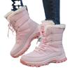 Wear-resistant Sports Outdoor High-top Women's Shoes Women's Winter High-top Snow Boots Plush Warm Cotton Shoes