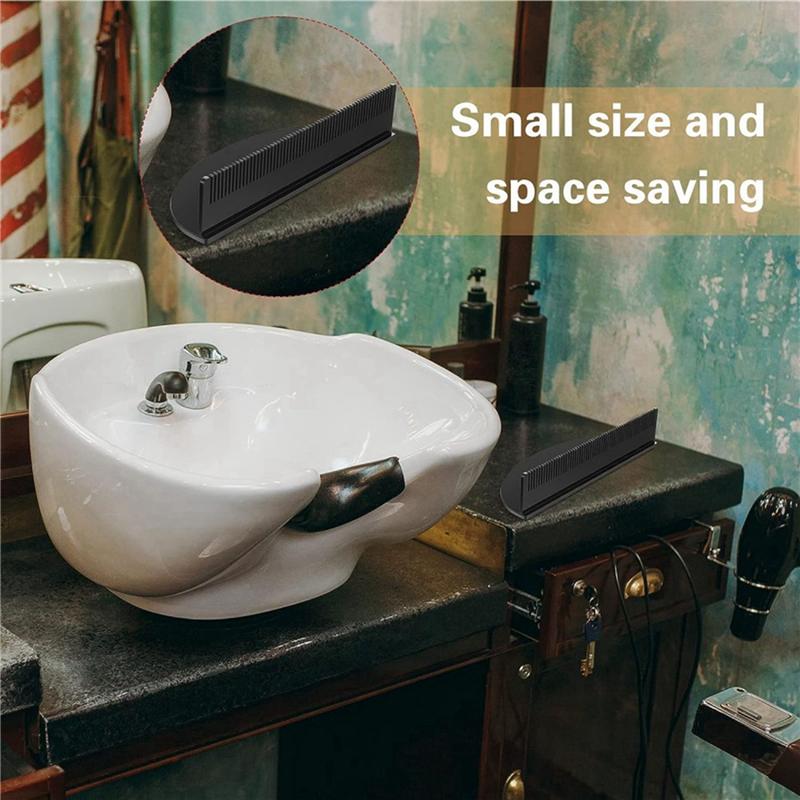 4 Stück Haarverlängerungshalter Acryl Haarfarbenständer Display Haarverlängerungen Ständer Organizer Tragbare Aufbewahrung Perückenhalter