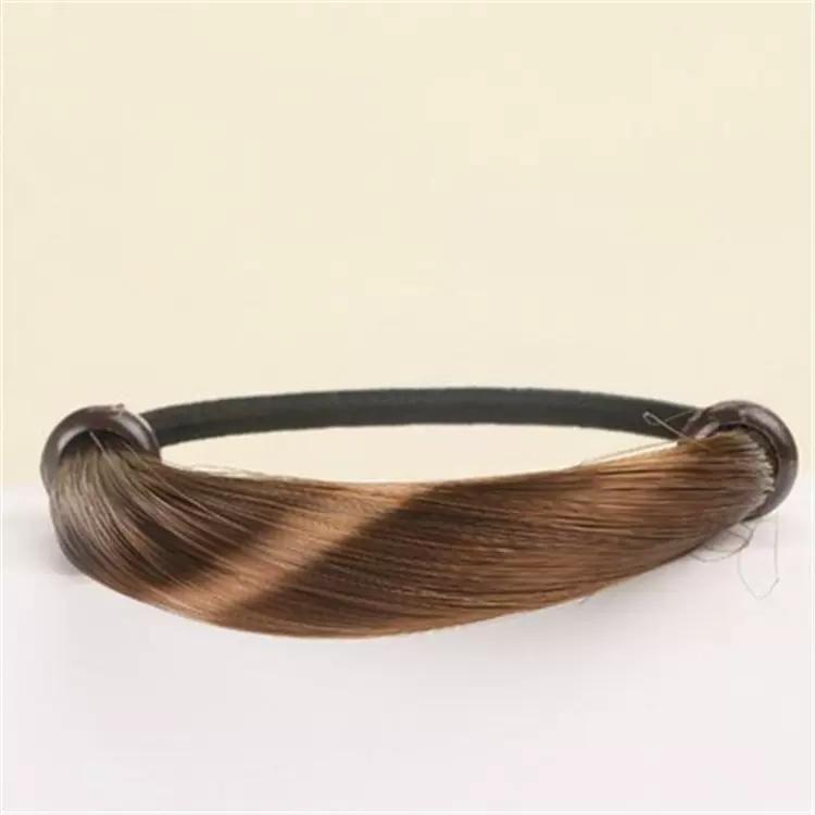 Twist Wig Braided Hair Band for Women Pigtail Type Rubber Bands Korean Style Hair Ring for Girl Hair Extension Ponytail Holder