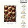 """Entzückende Teddybären mit roten Schleifen - Perfekt als Geschenke!""""""Decke Flanell Überwurfdecke für Sofa, Bett, Reisen, Camping, Büro, Couch, Stuhl,"""