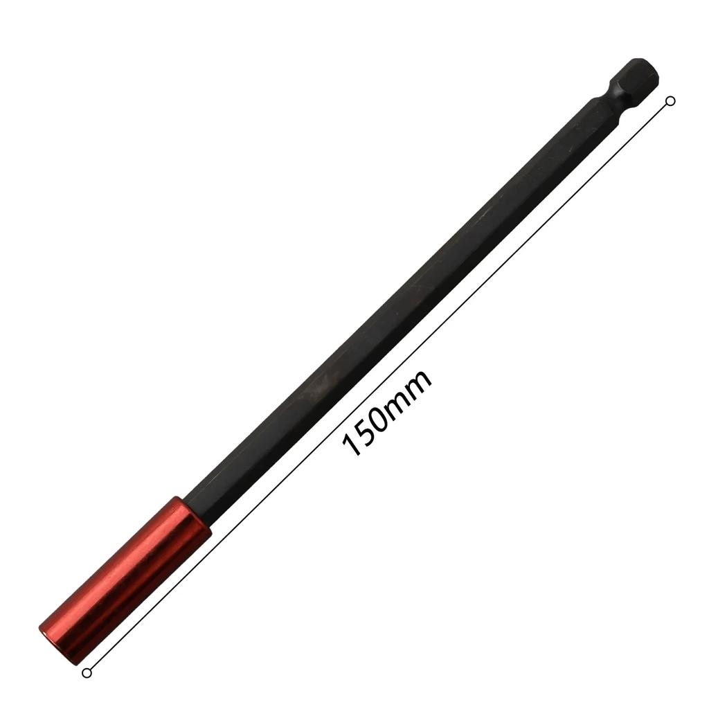 1x 50-300mm Quick Release Bit Holder 1/4" Screwdriver Drill Bit Holder Magnetic Hex Shank Extension Rod Socket For Screw Bits