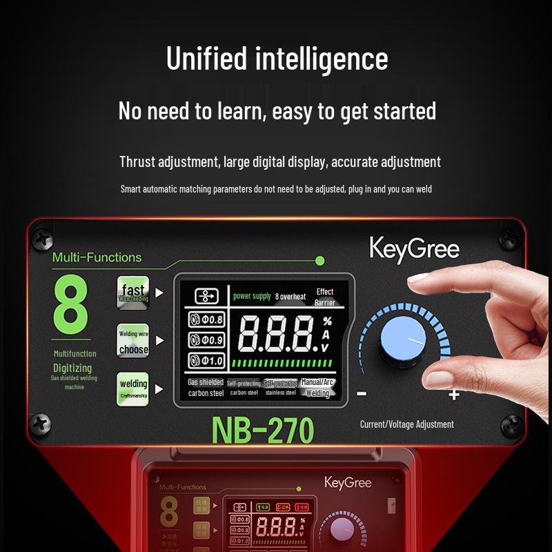 Kegerui Gasless MIG/TIG Dual-Purpose Multifunctional Home & Industrial Welder
