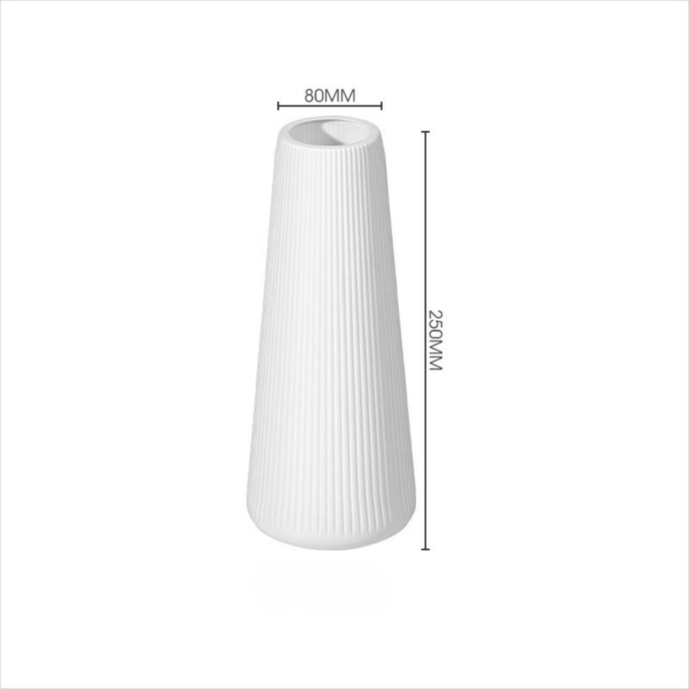 Plastic Water Cultivation Vase Imitation Ceramic Flower Arrangement Vase Nordic Flower Vase