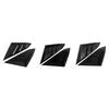 For Honda Civic 10th Gen 2016-2020 Sedan Rear Side Window Louvers Air Vent Scoop Shades Cover Trim Blinds Carbon Car Accessories