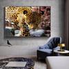 Tropical Animals Fantasy Poster Leopard In Jungle Canvas Painting Wall Prints Picture for Living Room Home Decor